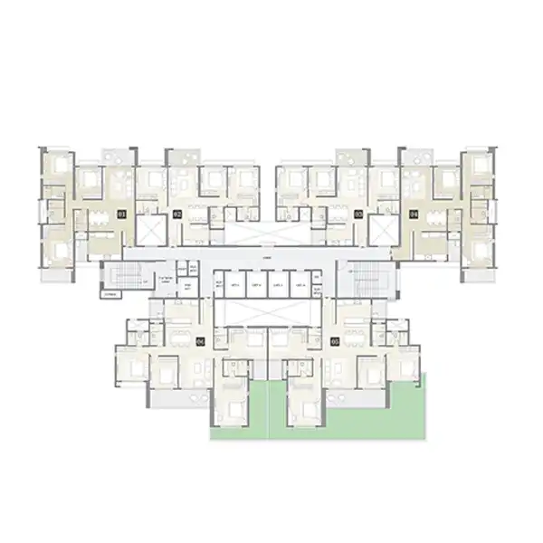 Tower D - 1st Floor Plan
